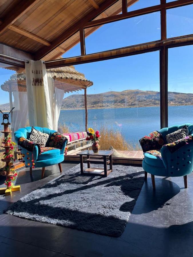 Uros Walysuma Titicaca Lodge Puno Ngoại thất bức ảnh